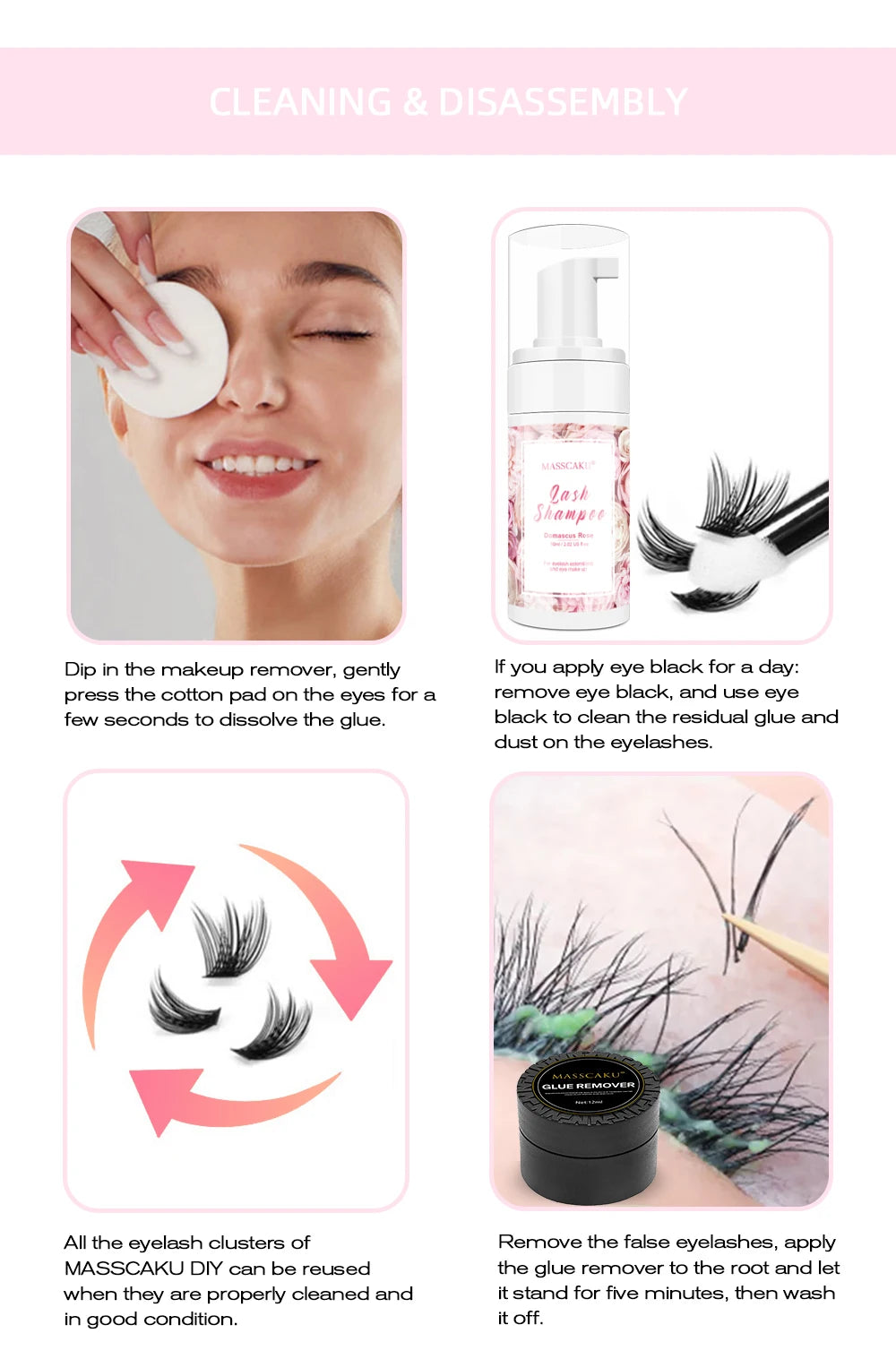 Eyelash Clusters