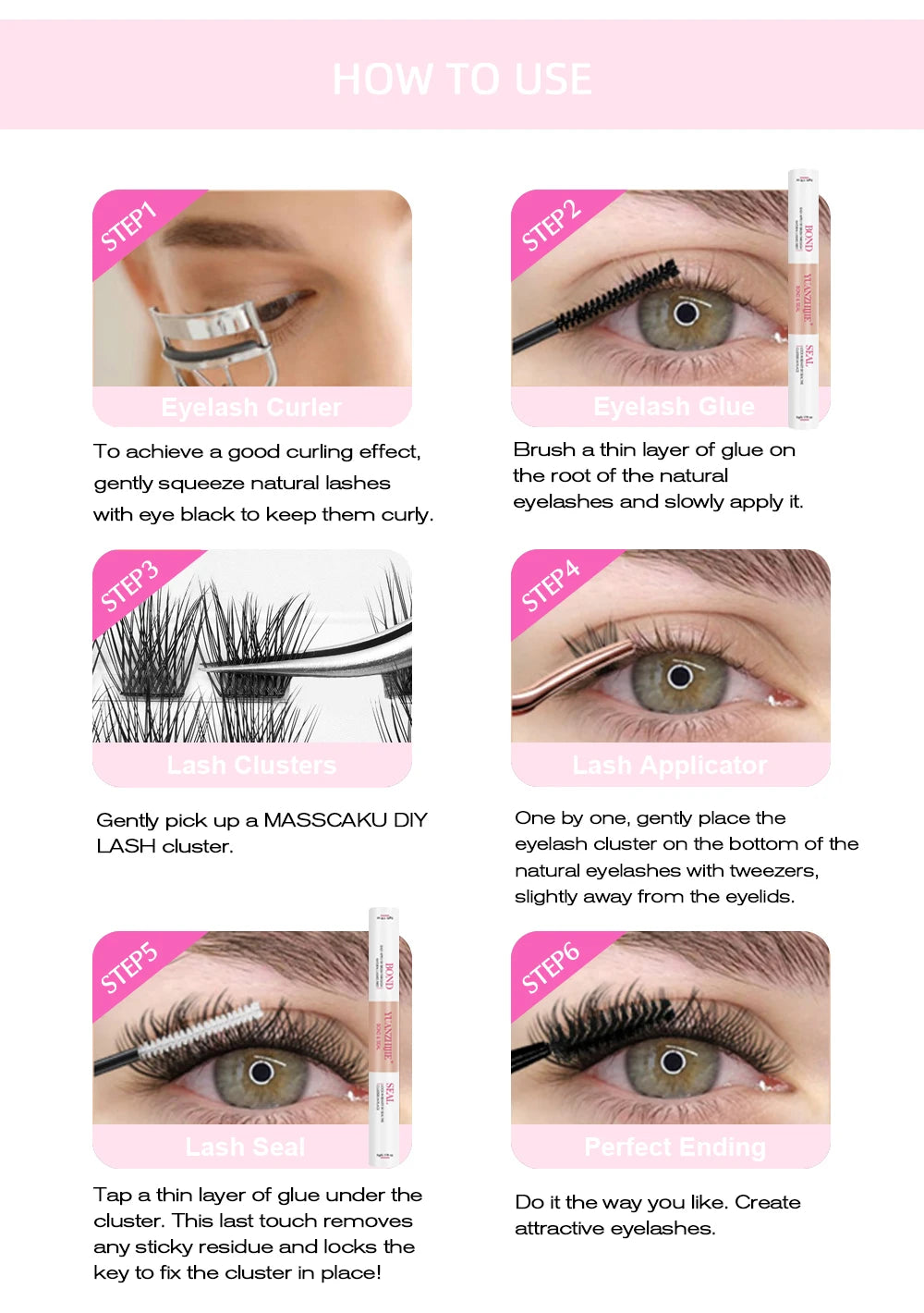 Eyelash Clusters