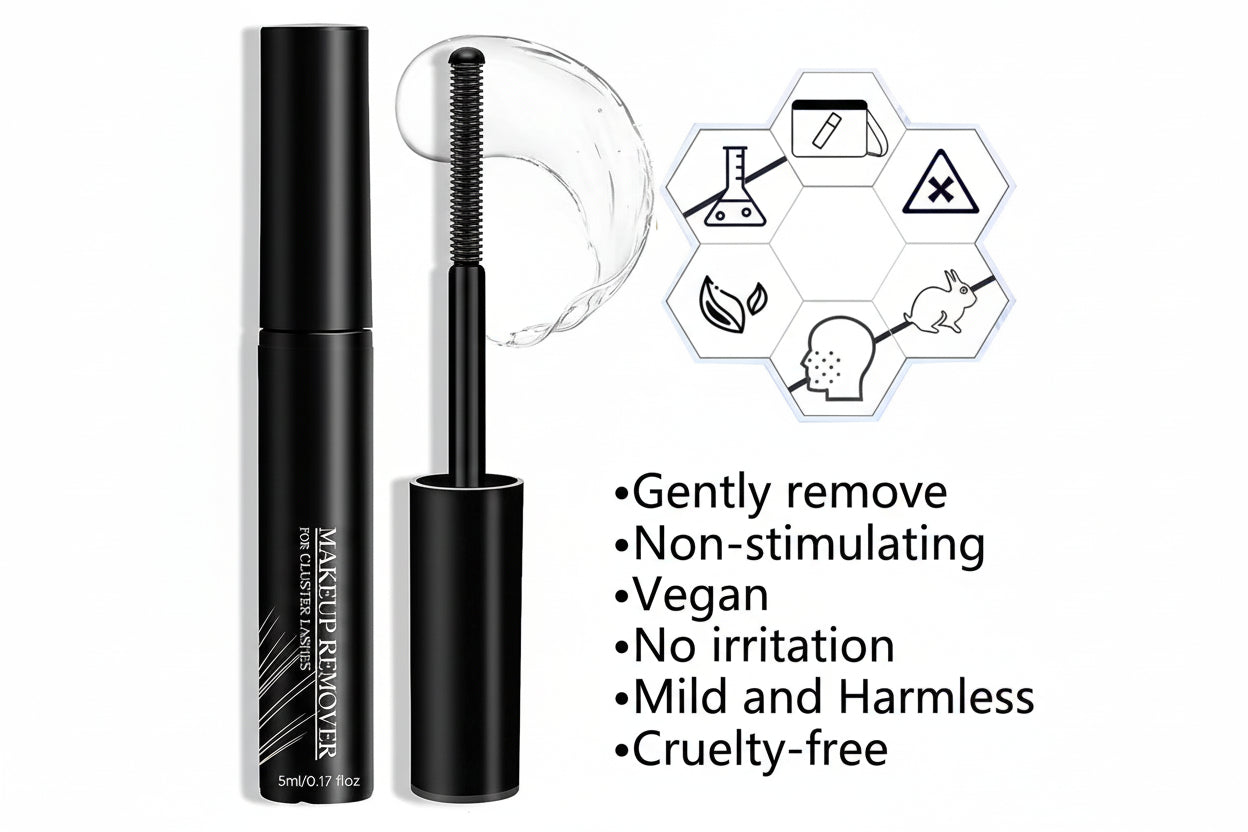 72pcs Lash Clusters Kit Bond and Seal Eyelash Glue Long Lasting Premade Fan Eyelash Extensions Glue Remover DIY Lashes