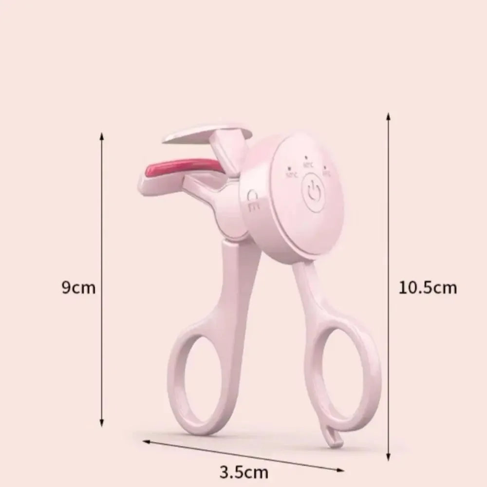 Frameless Heated Eyelash Curler Intelligent Temperature Control Rechargeable Eyelash Long-lasting Curling Device